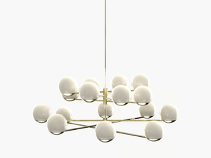 BALL & HOOP S19-06 - LED handmade ceiling lamp _ Cameron Design House